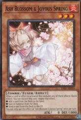 This is an image for the product Ash Blossom & Joyous Spring that has a rarity of Common in the Duel-Ignition Deck: HERO with a card code of DI01-AE014 that is available on the TEKKX Product website.