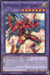 This is an image for the product Elemental HERO Sunrise that has a rarity of Common in the Duel-Ignition Deck: HERO with a card code of DI01-AE027 that is available on the TEKKX Product website.