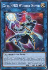 This is an image for the product Xtra HERO Wonder Driver that has a rarity of Common in the Duel-Ignition Deck: HERO with a card code of DI01-AE034 that is available on the TEKKX Product website.
