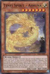 This is an image for the product Tenyi Spirit - Ashuna that has a rarity of Common in the Duel-Ignition Deck: Swordsoul with a card code of DI02-AE007 that is available on the TEKKX Product website.