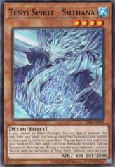 This is an image for the product Tenyi Spirit - Shthana that has a rarity of Common in the Duel-Ignition Deck: Swordsoul with a card code of DI02-AE008 that is available on the TEKKX Product website.