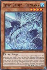 This is an image for the product Tenyi Spirit - Shthana that has a rarity of Common in the Duel-Ignition Deck: Swordsoul with a card code of DI02-AE008 that is available on the TEKKX Product website.
