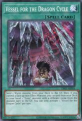 This is an image for the product Vessel for the Dragon Cycle that has a rarity of Common in the Duel-Ignition Deck: Swordsoul with a card code of DI02-AE016 that is available on the TEKKX Product website.