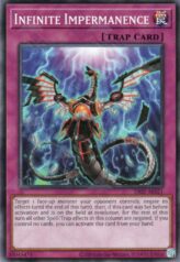 This is an image for the product Infinite Impermanence that has a rarity of Common in the Duel-Ignition Deck: Swordsoul with a card code of DI02-AE021 that is available on the TEKKX Product website.