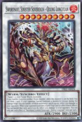 This is an image for the product Swordsoul Sinister Sovereign - Qixing Longyuan that has a rarity of Common in the Duel-Ignition Deck: Swordsoul with a card code of DI02-AE024 that is available on the TEKKX Product website.