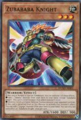 This is an image for the product Zubababa Knight that has a rarity of Rare in the Duelist's Advance with a card code of DUAD-AE001 that is available on the TEKKX Product website.