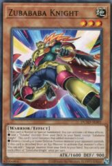 This is an image for the product Zubababa Knight that has a rarity of Rare in the Duelist's Advance with a card code of DUAD-AE001 that is available on the TEKKX Product website.