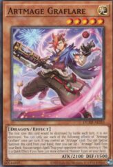 This is an image for the product Artmage Graflare that has a rarity of Common in the Duelist's Advance with a card code of DUAD-AE010 that is available on the TEKKX Product website.