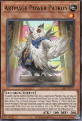 This is an image for the product Artmage Power Patron that has a rarity of Rare in the Duelist's Advance with a card code of DUAD-AE012 that is available on the TEKKX Product website.