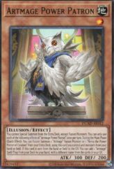 This is an image for the product Artmage Power Patron that has a rarity of Rare in the Duelist's Advance with a card code of DUAD-AE012 that is available on the TEKKX Product website.