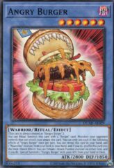 This is an image for the product Angry Burger that has a rarity of Common in the Duelist's Advance with a card code of DUAD-AE029 that is available on the TEKKX Product website.