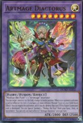 This is an image for the product Artmage Diactorus that has a rarity of Ultra Rare in the Duelist's Advance with a card code of DUAD-AE032 that is available on the TEKKX Product website.
