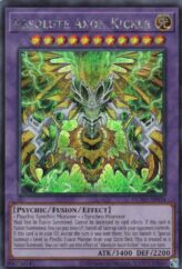This is an image for the product Absolute Axon Kicker that has a rarity of Secret Rare in the Duelist's Advance with a card code of DUAD-AE034 that is available on the TEKKX Product website.