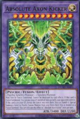 This is an image for the product Absolute Axon Kicker that has a rarity of Rare in the Duelist's Advance with a card code of DUAD-AE034 that is available on the TEKKX Product website.