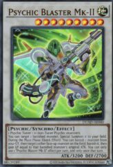 This is an image for the product Psychic Blaster Mk-II that has a rarity of Ultra Rare in the Duelist's Advance with a card code of DUAD-AE040 that is available on the TEKKX Product website.