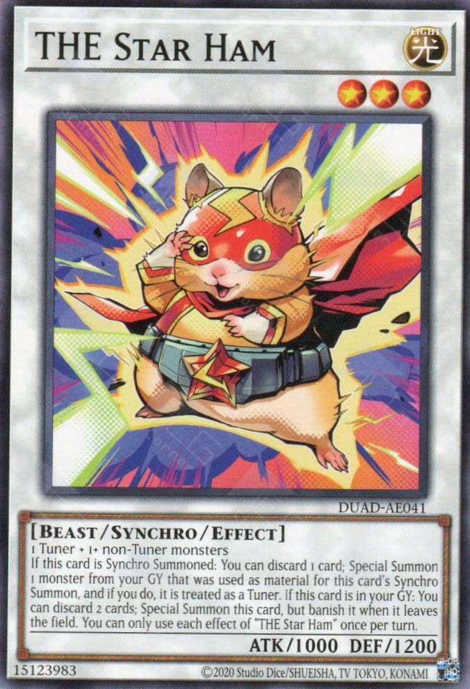 This is an image for the product THE Star Ham that has a rarity of Common in the Duelist's Advance with a card code of DUAD-AE041 that is available on the TEKKX Product website.