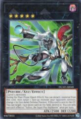 This is an image for the product Vallon, the Super Psy Skyblaster that has a rarity of Rare in the Duelist's Advance with a card code of DUAD-AE048 that is available on the TEKKX Product website.
