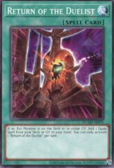 This is an image for the product Return of the Duelist that has a rarity of Common in the Duelist's Advance with a card code of DUAD-AE071 that is available on the TEKKX Product website.