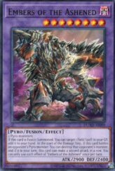 This is an image for the product Embers of the Ashened that has a rarity of Rare in the Duelist's Advance with a card code of DUAD-AE099 that is available on the TEKKX Product website.