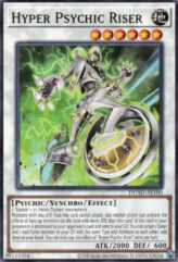 This is an image for the product Hyper Psychic Riser that has a rarity of Common in the Duelist's Advance with a card code of DUAD-AE100 that is available on the TEKKX Product website.