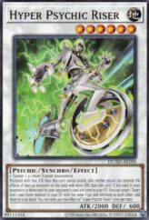 This is an image for the product Hyper Psychic Riser that has a rarity of Common in the Duelist's Advance with a card code of DUAD-AE100 that is available on the TEKKX Product website.