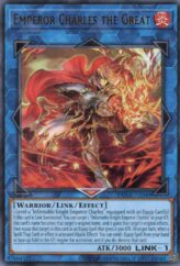 This is an image for the product Emperor Charles the Great that has a rarity of Ultra Rare in the Duelist Nexus with a card code of DUNE-AE048 that is available on the TEKKX Product website.