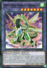 This is an image for the product Odd-Eyes Vortex Dragon that has a rarity of Super Rare in the Creation Pack 02 with a card code of CR02-AE041 that is available on the TEKKX Product website.