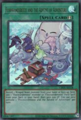 This is an image for the product Floowandereeze and the Advent of Adventure that has a rarity of Ultra Rare in the Creation Pack 05 with a card code of CR05-AE158 that is available on the TEKKX Product website.