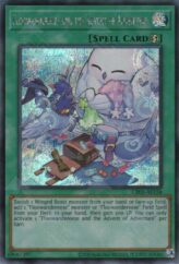 This is an image for the product Floowandereeze and the Advent of Adventure that has a rarity of Secret Rare in the Creation Pack 05 with a card code of CR05-AE158 that is available on the TEKKX Product website.