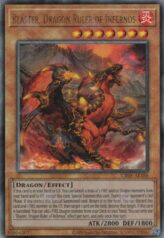 This is an image for the product Blaster, Dragon Ruler of Infernos that has a rarity of Ultimate Rare in the Creation Pack 05 with a card code of CR05-AE188 that is available on the TEKKX Product website.