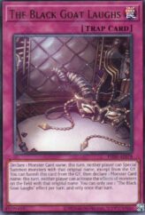 This is an image for the product The Black Goat Laughs that has a rarity of Rare in the Phantom Nightmare with a card code of PHNI-AE078 that is available on the TEKKX Product website.