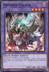 This is an image for the product Invoked Caliga that has a rarity of Common in the Selection 5: Quarter Century Edition with a card code of SLF1-AE022 that is available on the TEKKX Product website.