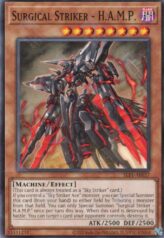 This is an image for the product Surgical Striker - H.A.M.P. that has a rarity of Common in the Selection 5: Quarter Century Edition with a card code of SLF1-AE037 that is available on the TEKKX Product website.