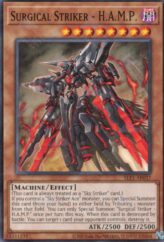 This is an image for the product Surgical Striker - H.A.M.P. that has a rarity of Common in the Selection 5: Quarter Century Edition with a card code of SLF1-AE037 that is available on the TEKKX Product website.