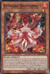 This is an image for the product Kurikara Divincarnate that has a rarity of Common in the Tactical-Try Deck: Rescue-ACE with a card code of TT02-AEA11 that is available on the TEKKX Product website.