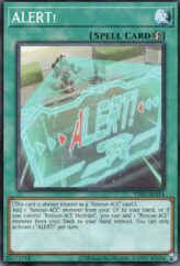 This is an image for the product ALERT! that has a rarity of Common in the Tactical-Try Deck: Rescue-ACE with a card code of TT02-AEA14 that is available on the TEKKX Product website.