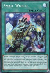 This is an image for the product Small World that has a rarity of Common in the Tactical-Try Deck: Rescue-ACE with a card code of TT02-AEA18 that is available on the TEKKX Product website.