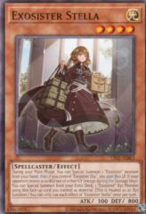 This is an image for the product Exosister Stella that has a rarity of Common in the Tactical-Try Deck: Exosister with a card code of TT02-AEB03 that is available on the TEKKX Product website.