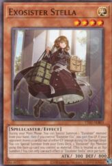 This is an image for the product Exosister Stella that has a rarity of Common in the Tactical-Try Deck: Exosister with a card code of TT02-AEB03 that is available on the TEKKX Product website.