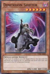 This is an image for the product Dimension Shifter that has a rarity of Common in the Tactical-Try Deck: Exosister with a card code of TT02-AEB09 that is available on the TEKKX Product website.