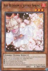 This is an image for the product Ash Blossom & Joyous Spring that has a rarity of Common in the Tactical-Try Deck: Exosister with a card code of TT02-AEB11 that is available on the TEKKX Product website.