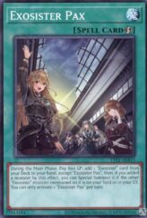 This is an image for the product Exosister Pax that has a rarity of Common in the Tactical-Try Deck: Exosister with a card code of TT02-AEB13 that is available on the TEKKX Product website.