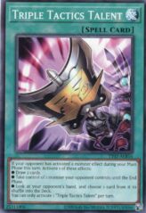 This is an image for the product Triple Tactics Talent that has a rarity of Common in the Tactical-Try Deck: Exosister with a card code of TT02-AEB16 that is available on the TEKKX Product website.