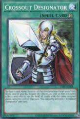 This is an image for the product Crossout Designator that has a rarity of Common in the Tactical-Try Deck: Exosister with a card code of TT02-AEB18 that is available on the TEKKX Product website.