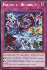 This is an image for the product Exosister Returnia that has a rarity of Common in the Tactical-Try Deck: Exosister with a card code of TT02-AEB20 that is available on the TEKKX Product website.