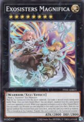 This is an image for the product Exosisters Magnifica that has a rarity of Common in the Tactical-Try Deck: Exosister with a card code of TT02-AEB23 that is available on the TEKKX Product website.