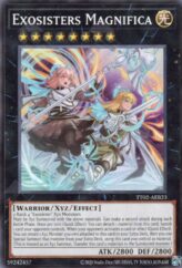 This is an image for the product Exosisters Magnifica that has a rarity of Common in the Tactical-Try Deck: Exosister with a card code of TT02-AEB23 that is available on the TEKKX Product website.