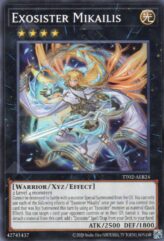 This is an image for the product Exosister Mikailis that has a rarity of Common in the Tactical-Try Deck: Exosister with a card code of TT02-AEB24 that is available on the TEKKX Product website.