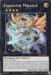 This is an image for the product Exosister Mikailis that has a rarity of Common in the Tactical-Try Deck: Exosister with a card code of TT02-AEB24 that is available on the TEKKX Product website.