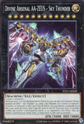 This is an image for the product Divine Arsenal AA-ZEUS - Sky Thunder that has a rarity of Common in the Tactical-Try Deck: Exosister with a card code of TT02-AEB28 that is available on the TEKKX Product website.